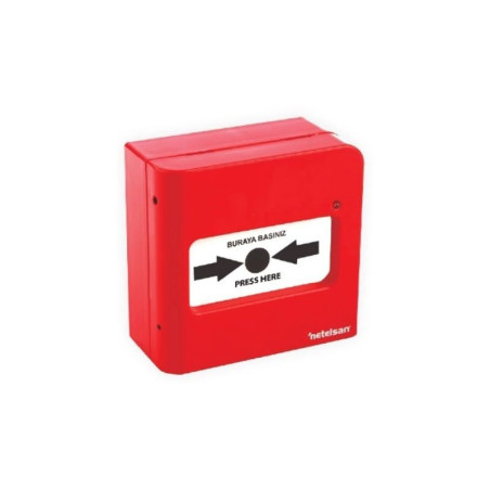 Netelsan Konvansiyonel Yangın İhbar Butonu ÜRÜN KODU: M.U.YAN.00003