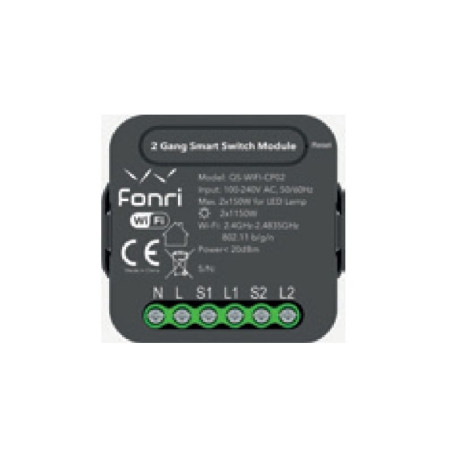 Fonri Akıllı Sıva Altı İkikli Anahtar