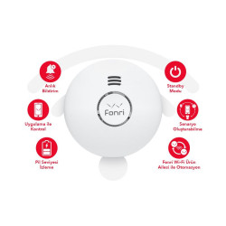 Fonri Wi-Fi Akıllı Duman Sensörü