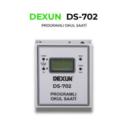 DEXUN DS-702 DUVAR TİPİ OKUL ZİL SAATİ