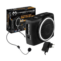 MAGICVOICE MV-17450 USB+SD KART GİRİŞLİ ŞARJLI MİNİ SEYYAR REHBER ANFİSİ