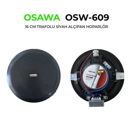OSAWA OSW-609 16 cm TARFOLU ALÇIPAN (SİYAH)