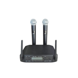 NOTEL NOT SLX5E 2X100 KANAL KABLOSUZ ÇİFT EL MİKROFONU